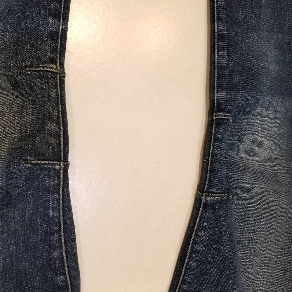 Helmet Lang Neo Vintage Blue Jeans Extra Long Super Skinny Sz 27 - Picture 10 of 15